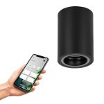 Eglo Connect.Z Smart Plafond Spot Carosso-Z Aluminium Zwart 4.9W 345lm - 827-865 Afstembaar Wit + RGB | Dimbaar - Geschikt voor GU10 Eglo Connect.Z Smart Plafond Spot Carosso-Z Aluminium Zwart 4.9W 345lm - 827-865 Afstembaar Wit + RGB | Dimbaar - Geschikt voor GU10