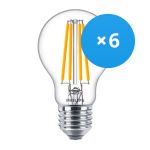 Voordeelpak 6x Philips Corepro LED Lamp E27 Peer Helder 10.5W 1521lm - 827 Zeer Warm Wit | Vervangt 100W Voordeelpak 6x Philips Corepro LED Lamp E27 Peer Helder 10.5W 1521lm - 827 Zeer Warm Wit | Vervangt 100W