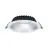 Sylvania LED Downlight Insaver Slim 205/225 Multipower Aluminium Wit 19W 2350lm 70D - 830 Warm Wit | Zaagmaat 225mm - IP44