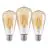 Voordeelpak 3x Eglo LED Edison E27 Filament Amber 12W 400lm - 822 Zeer Warm Wit | Vervangt 40W